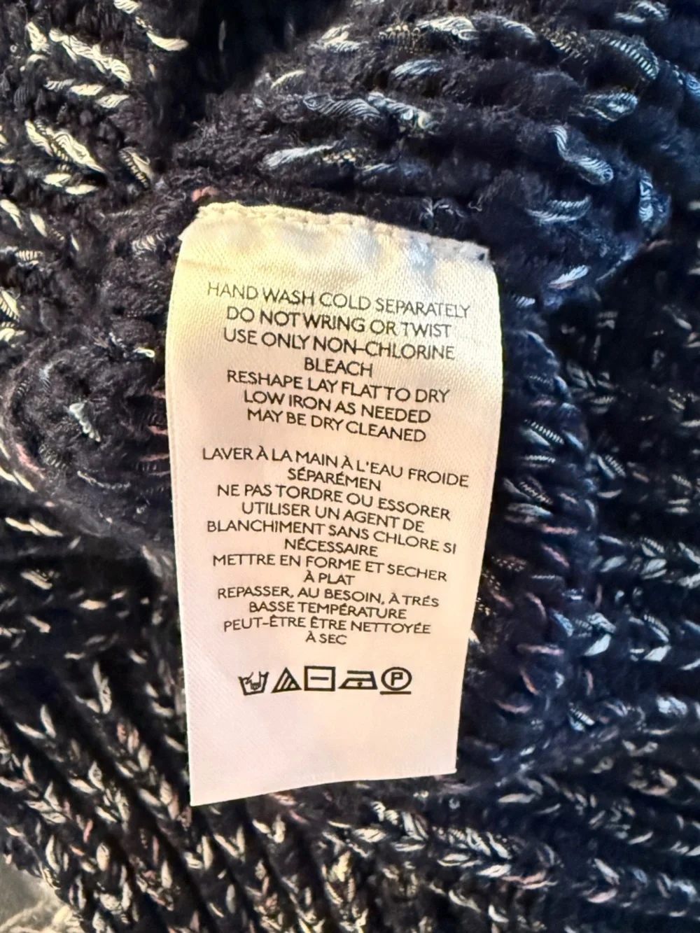 Anthropologie Pilcro Marled Henley Sweater Small